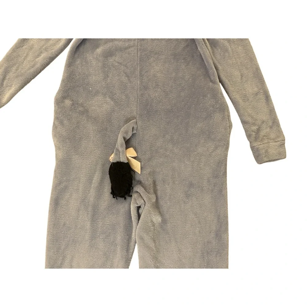 Disney Winnie The Pooh Eeyore Pajamas Womens XS Plush‎ Soft Union Suit Whimsical